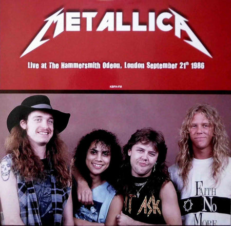 Live At The Hammersmith Odeon London September 21Th 1986 - Vinyle Couleur - Front Cover