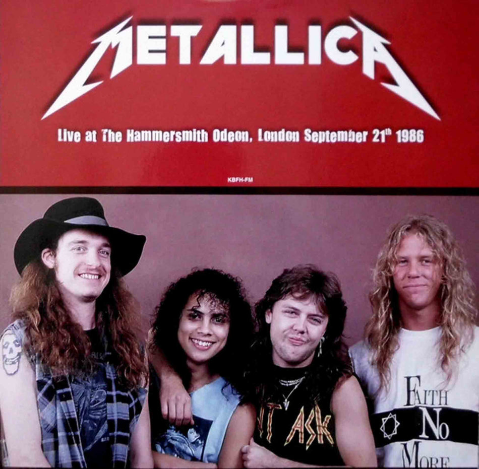 Live At The Hammersmith Odeon London September 21Th 1986 - Vinyle Couleur - Front Cover