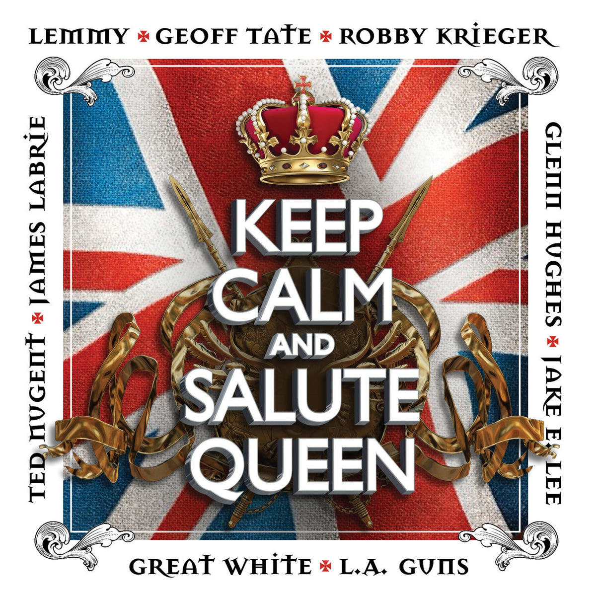 Keep Calm And Salute Queen - Front Cover