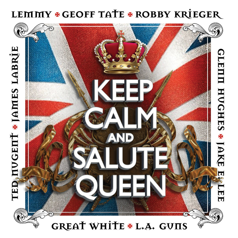 Keep Calm And Salute Queen - Front Cover