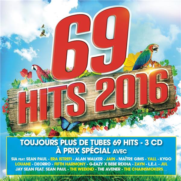 69 hits 2016 - Front Cover