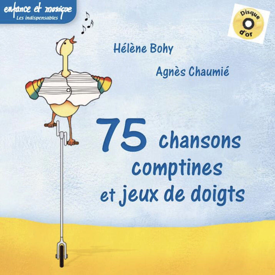 75 Chansons comptines et jeux de doigts Digipack - Front Cover