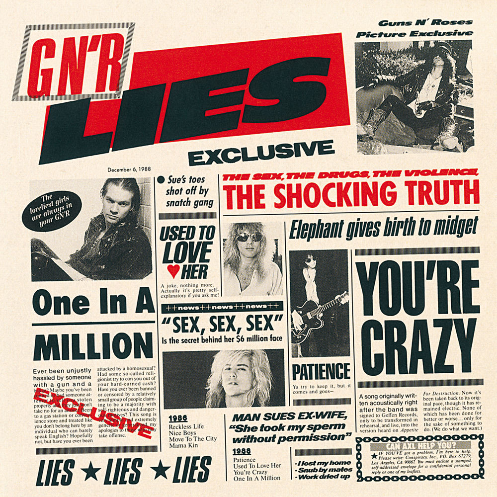 G n r lies - Front Cover