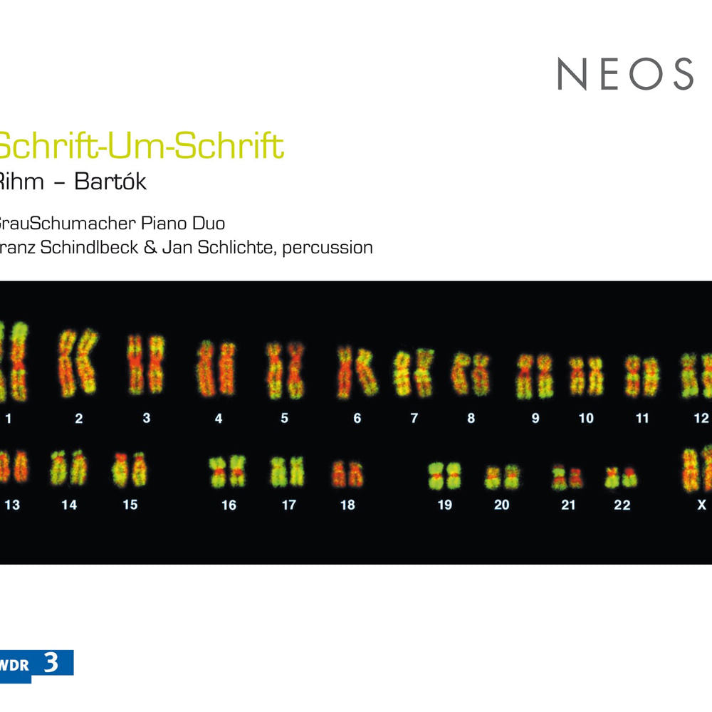Rhim : schrift-um-schrift - Bartok : sponate pour deux pianos et percussions - Front Cover