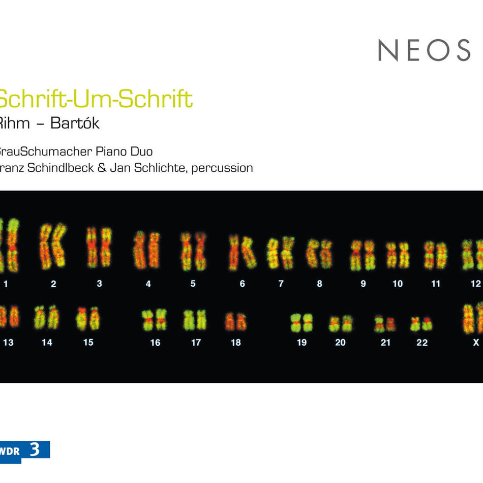 Rhim : schrift-um-schrift - Bartok : sponate pour deux pianos et percussions - Front Cover