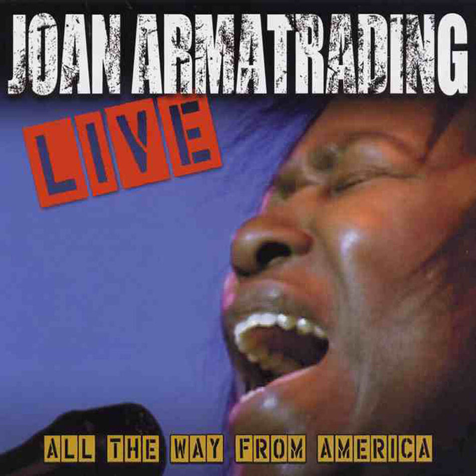 Joan armatrading live all the way from america - Front Cover