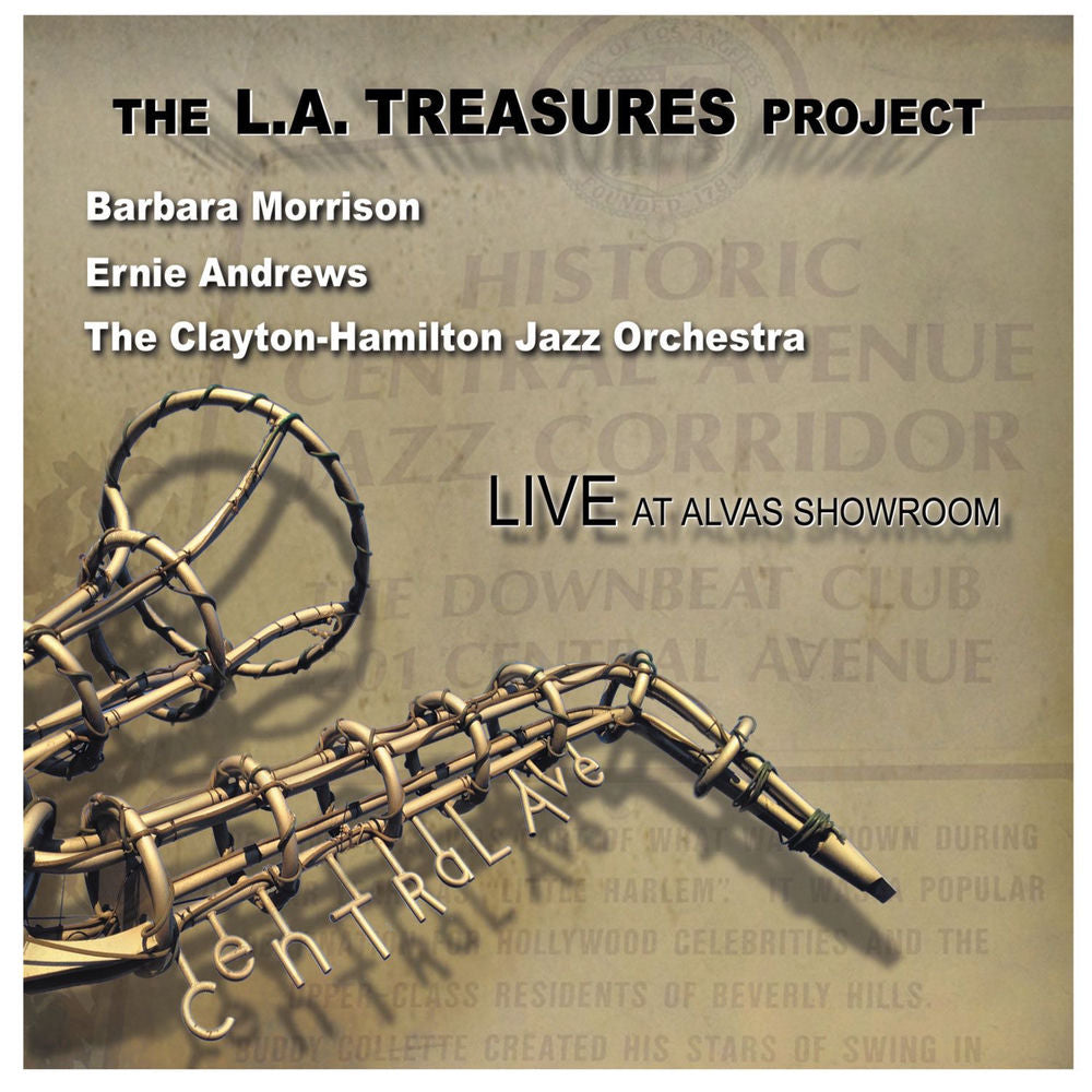 The L.A. treasures project : Live at Alvas Showroom - Front Cover