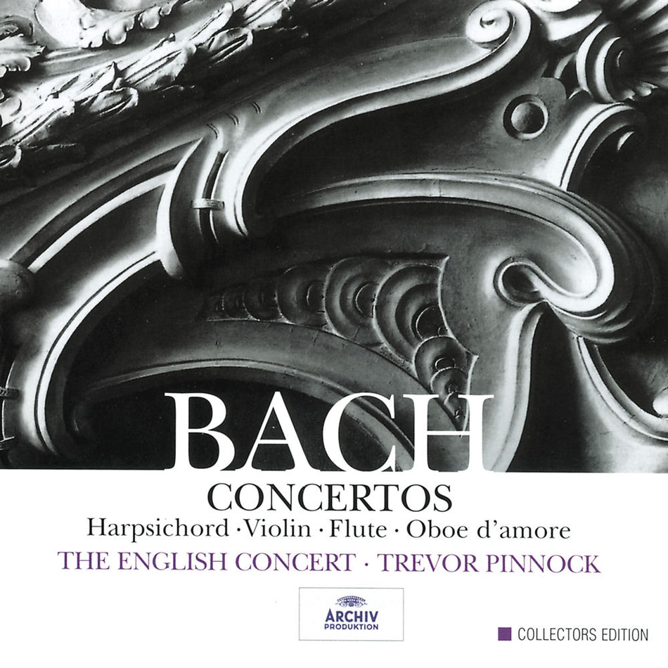 J.S. BACH CONCERTOS FOR SOLO - Front Cover