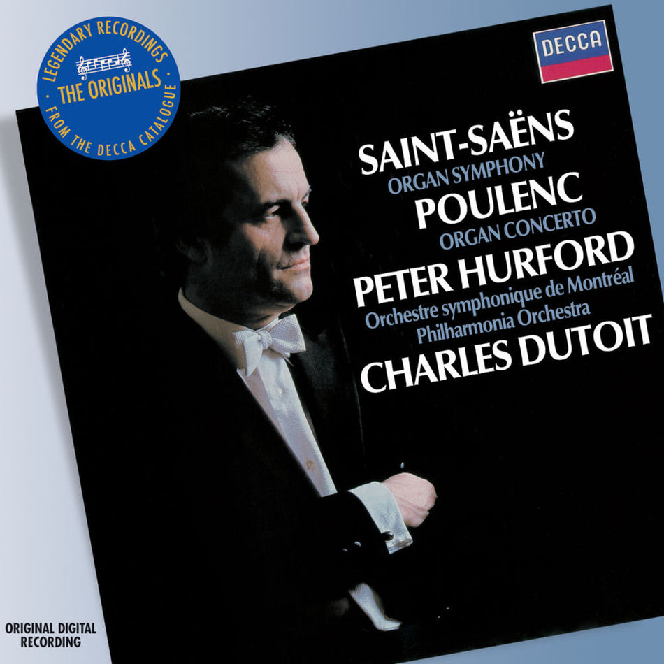 Saint-Saens: Organ Symphony; Poulenc: Organ Concerto - Front Cover