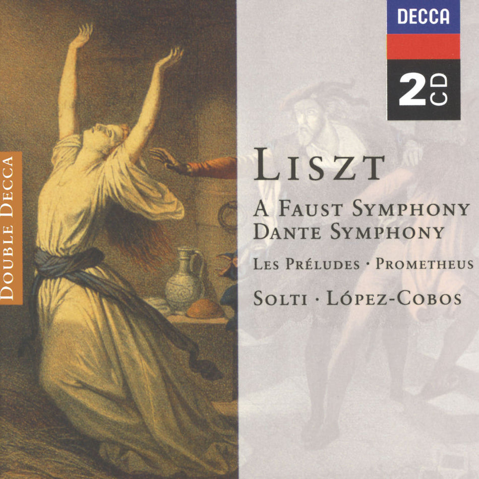LISZT FAUST SYMPHONY; DANTE S - Front Cover