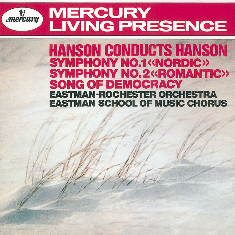 Hanson: Symphony Nos. 1 & 2 / Song of Democracy - Front Cover