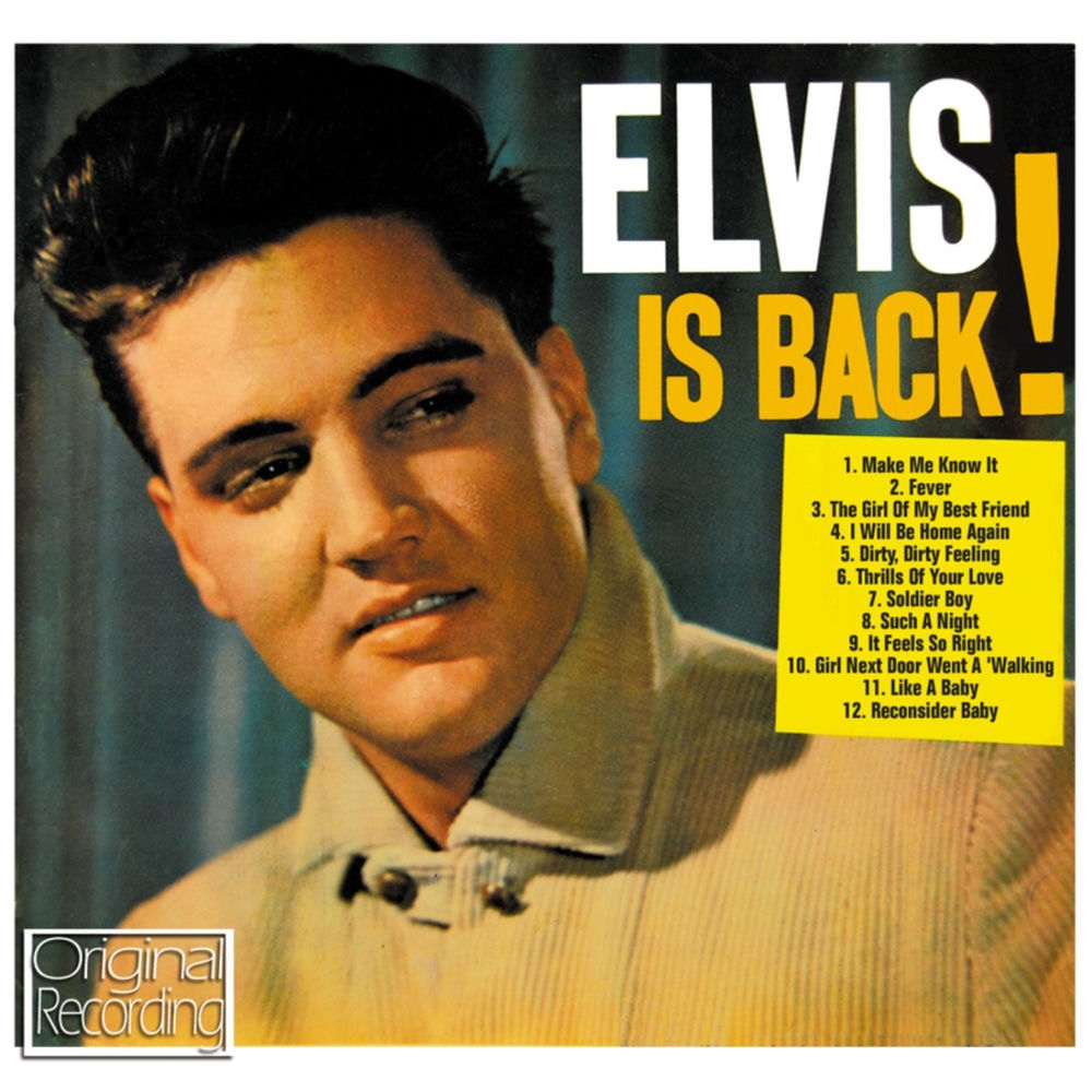 Elvis is back - Front Cover