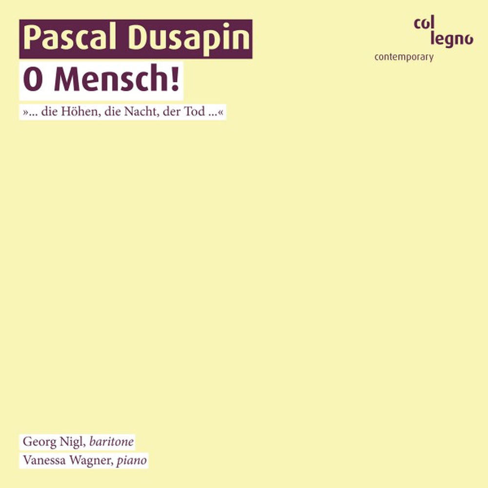 O Mensch ! - Front Cover