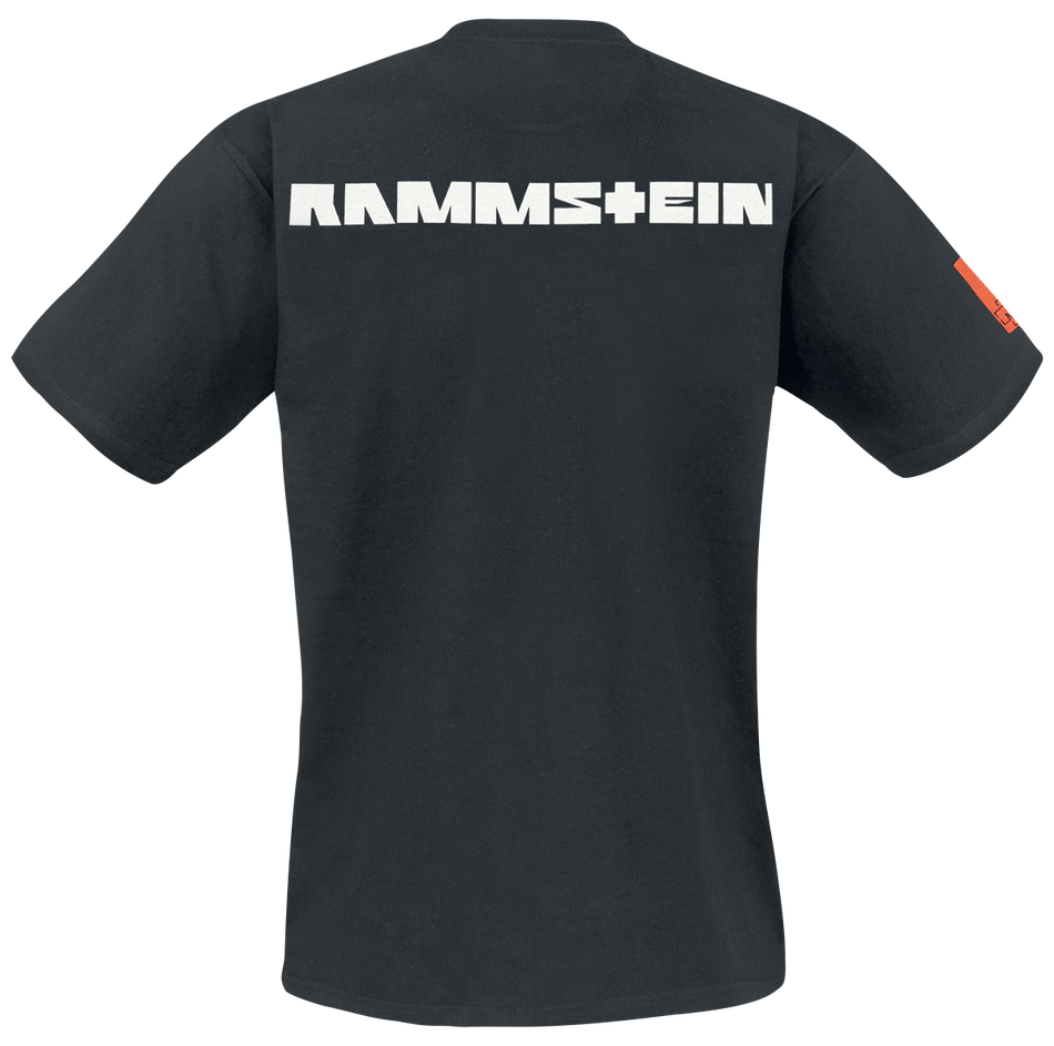 T-Shirt Manches courtes  de Rammstein - Logo - S à 3XL - pour Homme - noir - Rammstein - View 2