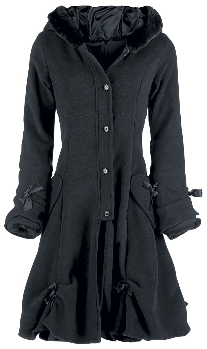 Manteau d'hiver  de Poizen Industries - Manteau Alice - S à 5XL - pour Femme - noir - Poizen Industries