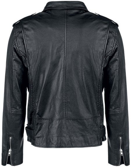 Veste en cuir  de Classic Style - S à 5XL - pour Homme - noir - Classic Style - View 2