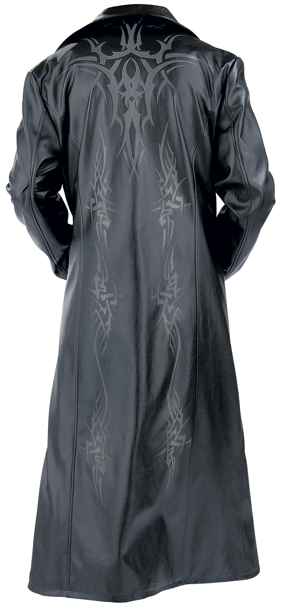 Manteau en imitation cuir  de Manteau Tribal - M à 5XL - pour Homme - noir - Manteau Tribal - View 2