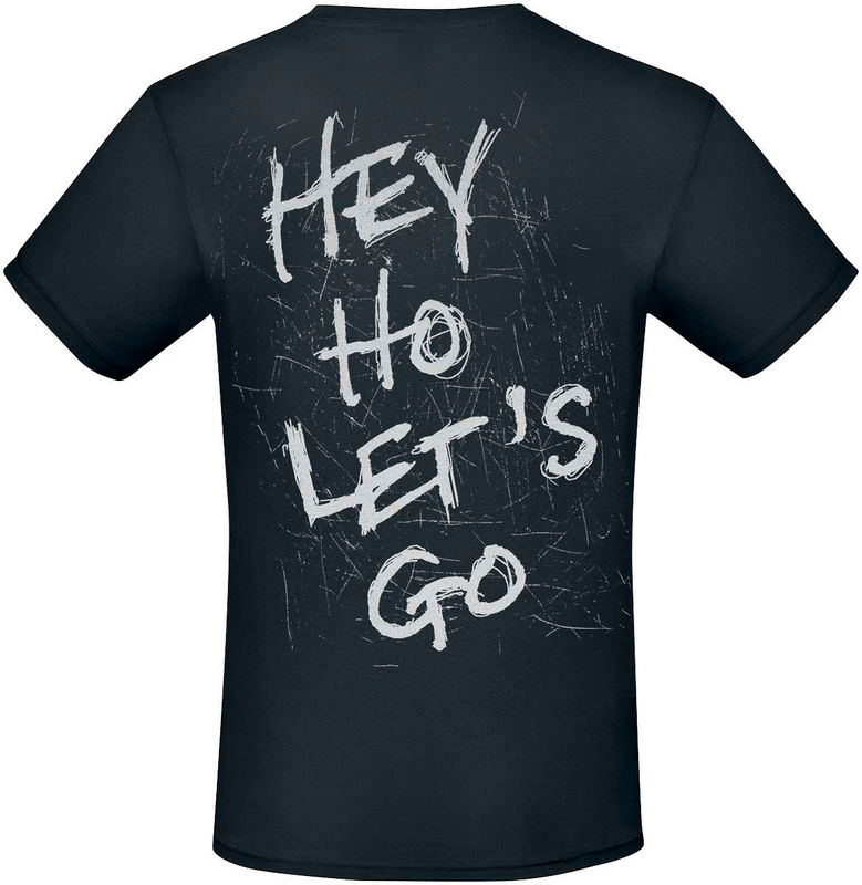 T-Shirt Manches courtes  de Ramones - Hey Ho Let's Go - Vintage - S à 5XL - pour Homme - noir - Ramones - View 2