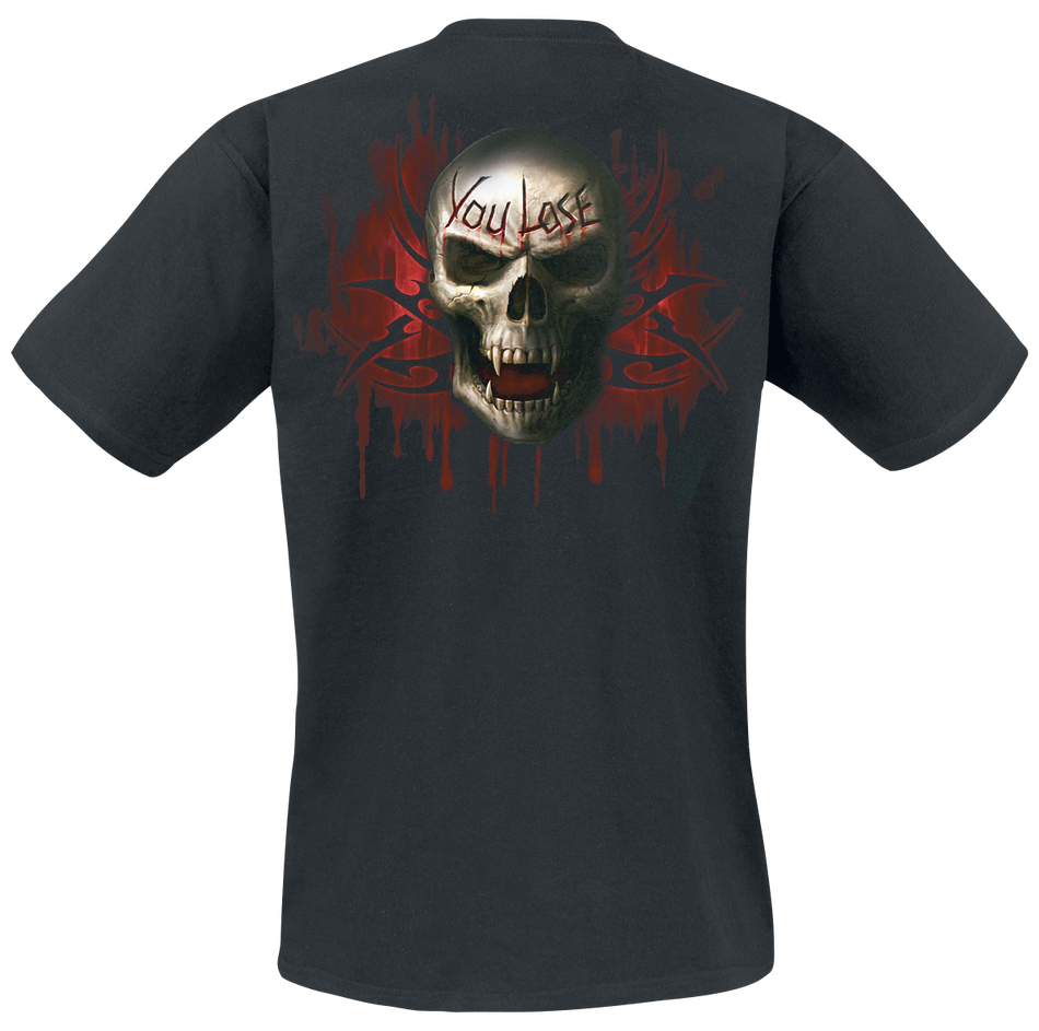 T-Shirt Manches courtes Gothic de Spiral - Game Over - S à 3XL - pour Homme - noir - Spiral - View 2