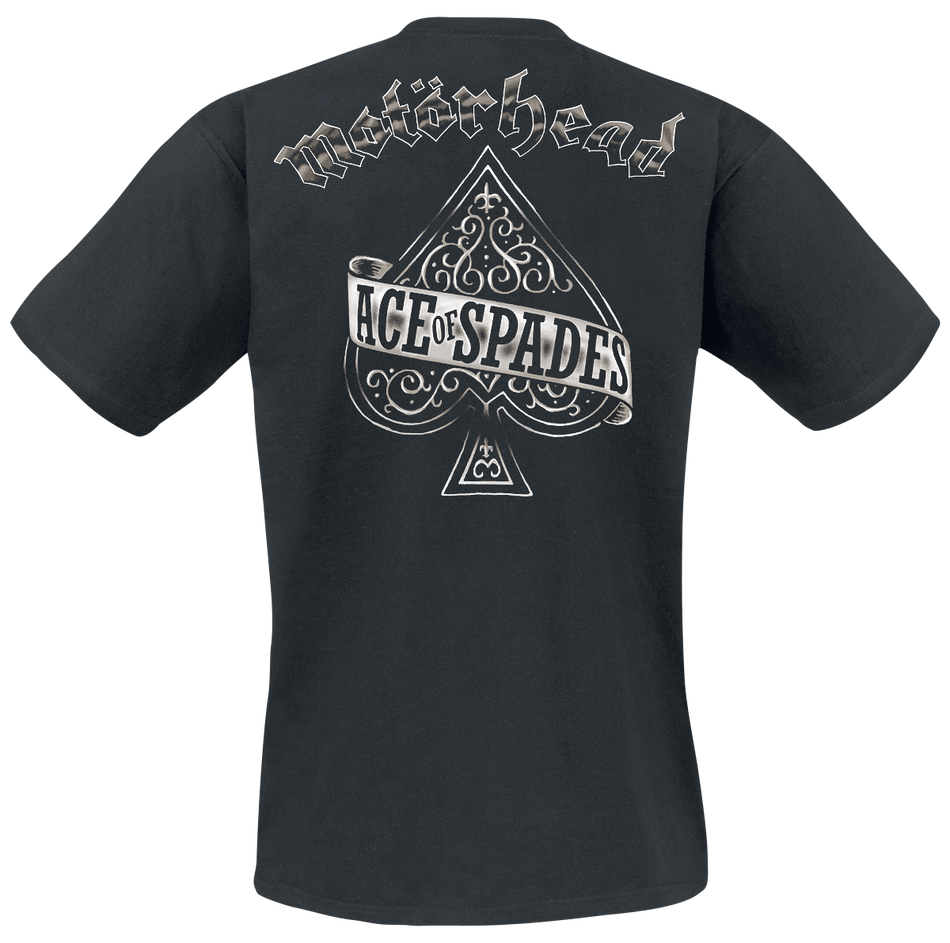 T-Shirt Manches courtes  de Motörhead - Ace Of Spades Tattoo - M à XXL - pour Homme - noir - Motörhead - View 2