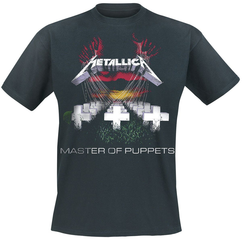 T-Shirt Manches courtes  de Metallica - Master Of Puppets - S à 5XL - pour Homme - noir - metallica