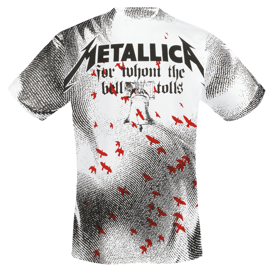T-Shirt Manches courtes de Metallica - Bell Tolls - S à XXL - pour Homme - blanc - metallica - View 2