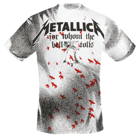 T-Shirt Manches courtes  de Metallica - Bell Tolls - S à XXL - pour Homme - blanc - metallica - View 2