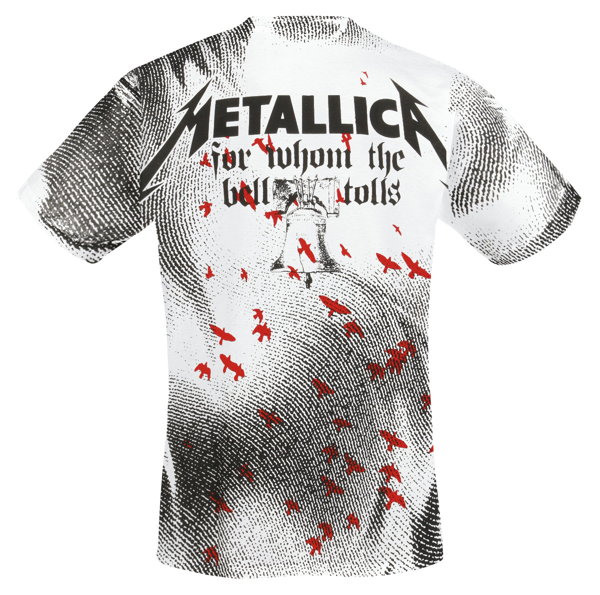 T-Shirt Manches courtes  de Metallica - Bell Tolls - S à XXL - pour Homme - blanc - metallica - View 2