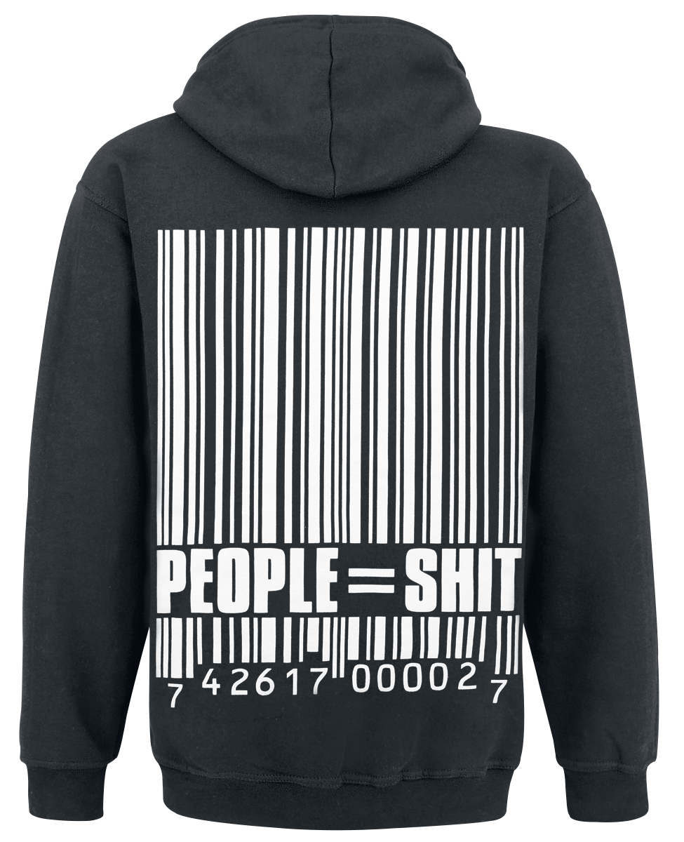 Sweat-shirt à capuche  de Slipknot - People = Shit - S à M - pour Homme - noir - Slipknot - View 2