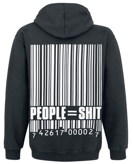 Sweat-shirt à capuche  de Slipknot - People = Shit - S à M - pour Homme - noir - Slipknot - View 2