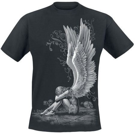T-Shirt Manches courtes Gothic de Spiral - Enslaved Angel - M à XXL - pour Homme - noir - Spiral