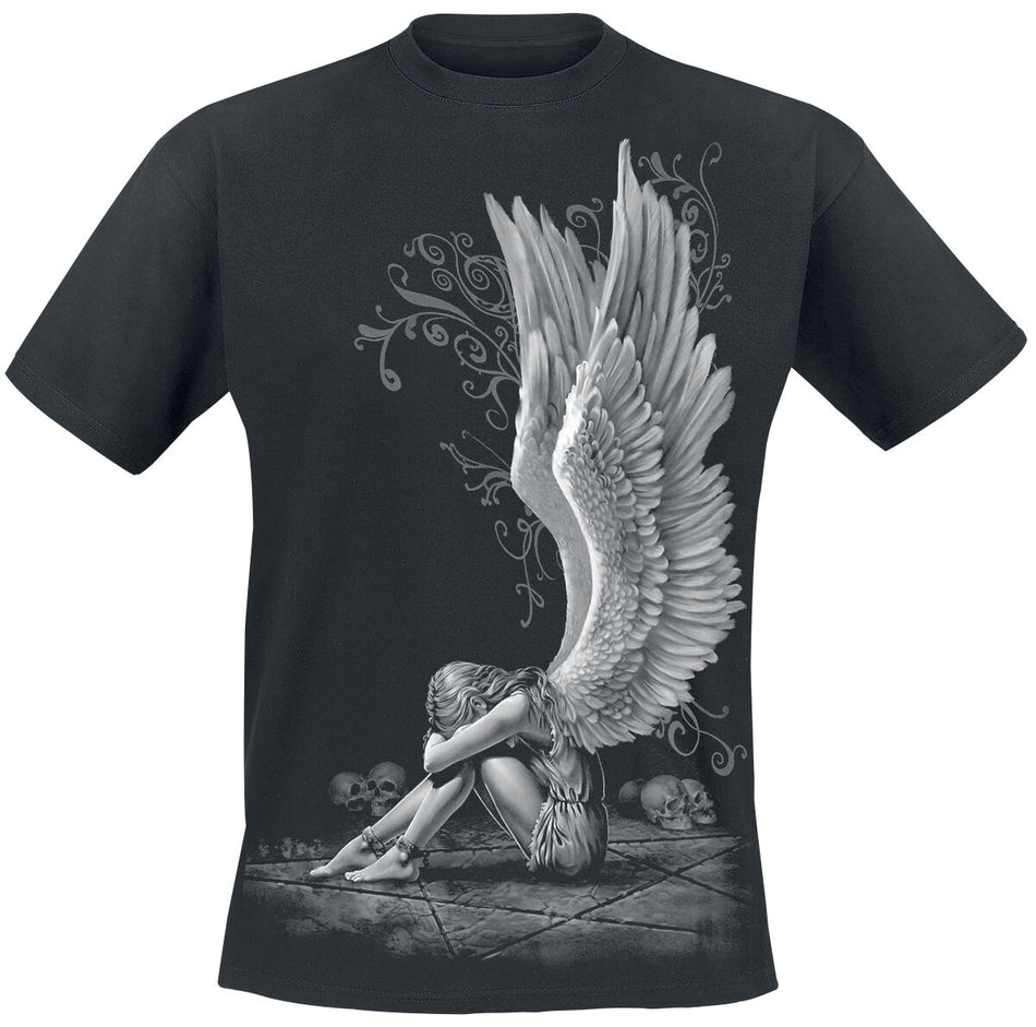 T-Shirt Manches courtes Gothic de Spiral - Enslaved Angel - M à XXL - pour Homme - noir - Spiral