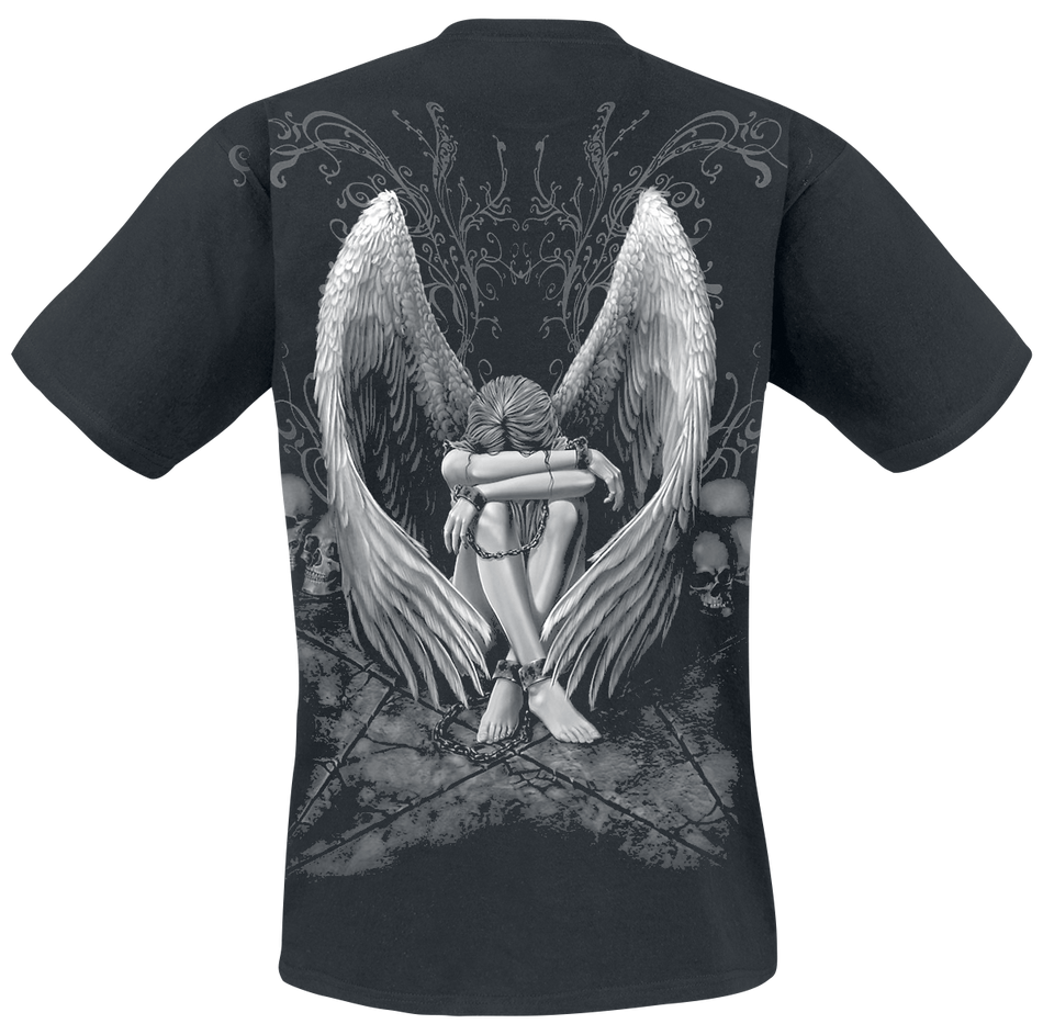 T-Shirt Manches courtes Gothic de Spiral - Enslaved Angel - M à XXL - pour Homme - noir - Spiral - View 2