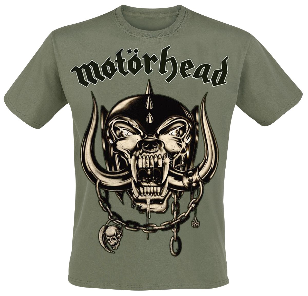 T-Shirt Manches courtes  de Motörhead - Army Green Warpig - S à L - pour Homme - olive - Motörhead