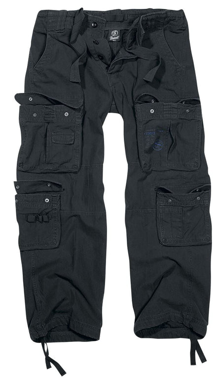 Pantalon Cargo  de Brandit - Pantalon Pure Vintage - S à 7XL - pour Homme - noir - Brandit