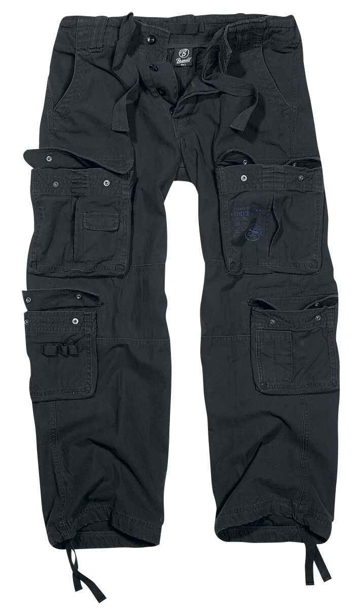 Pantalon Cargo  de Brandit - Pantalon Pure Vintage - S à 7XL - pour Homme - noir - Brandit