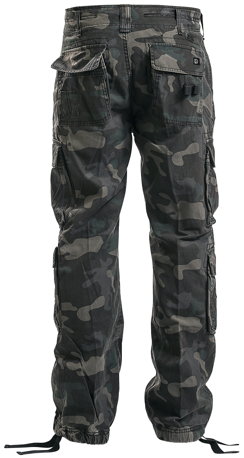 Pantalon Cargo  de Brandit - Pantalon Pure Vintage - S à 7XL - pour Homme - camouflage sombre - Brandit - View 2