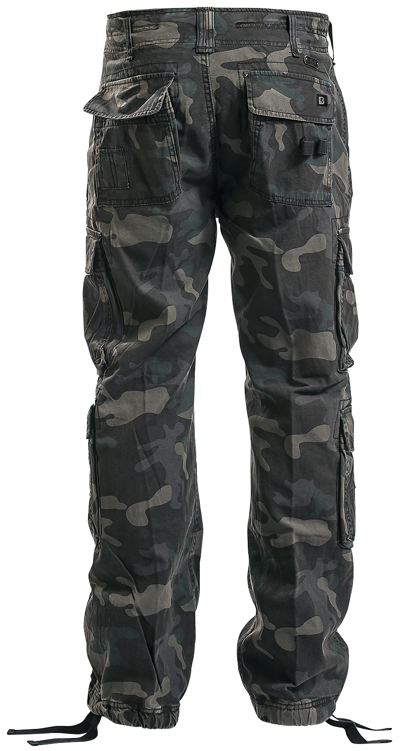 Pantalon Cargo  de Brandit - Pantalon Pure Vintage - S à 7XL - pour Homme - camouflage sombre - Brandit - View 2