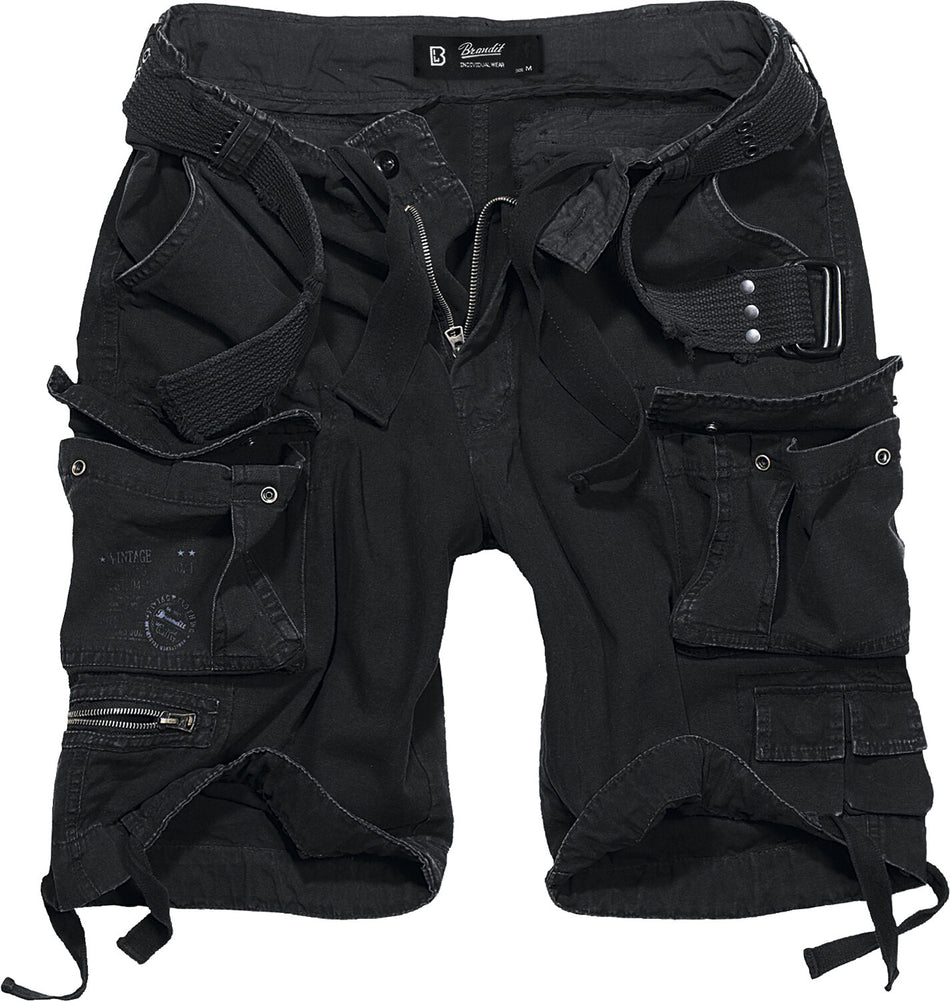 Short  de Brandit - Short Savage Vintage - S à 7XL - pour Homme - noir - Brandit
