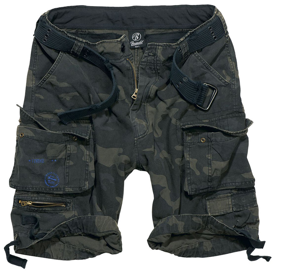 Short  de Brandit - Short Savage Vintage - S à 7XL - pour Homme - camouflage sombre - Brandit