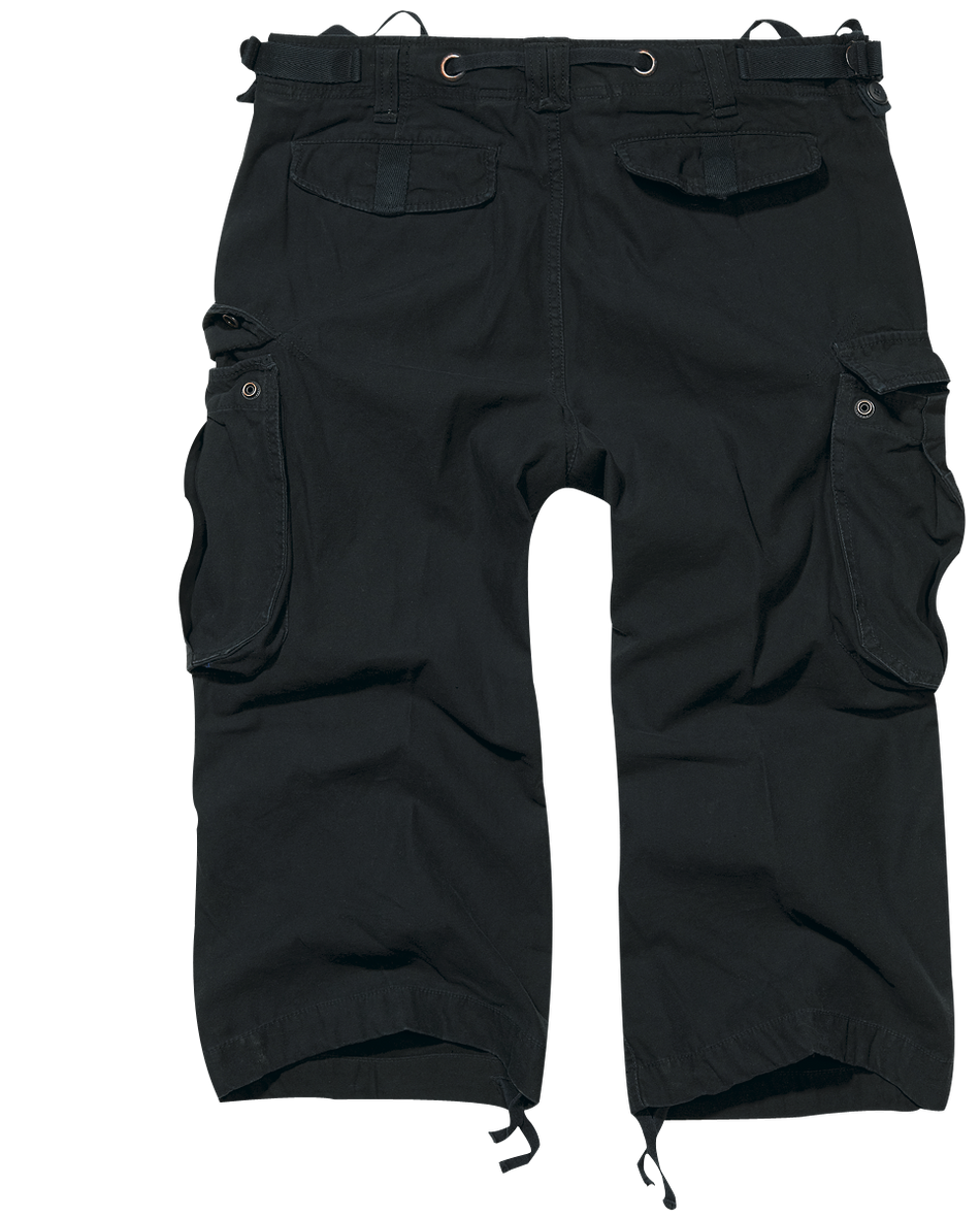 Short  de Brandit - Industry Vintage 3/4 - S à XXL - pour Homme - noir - Brandit - View 2