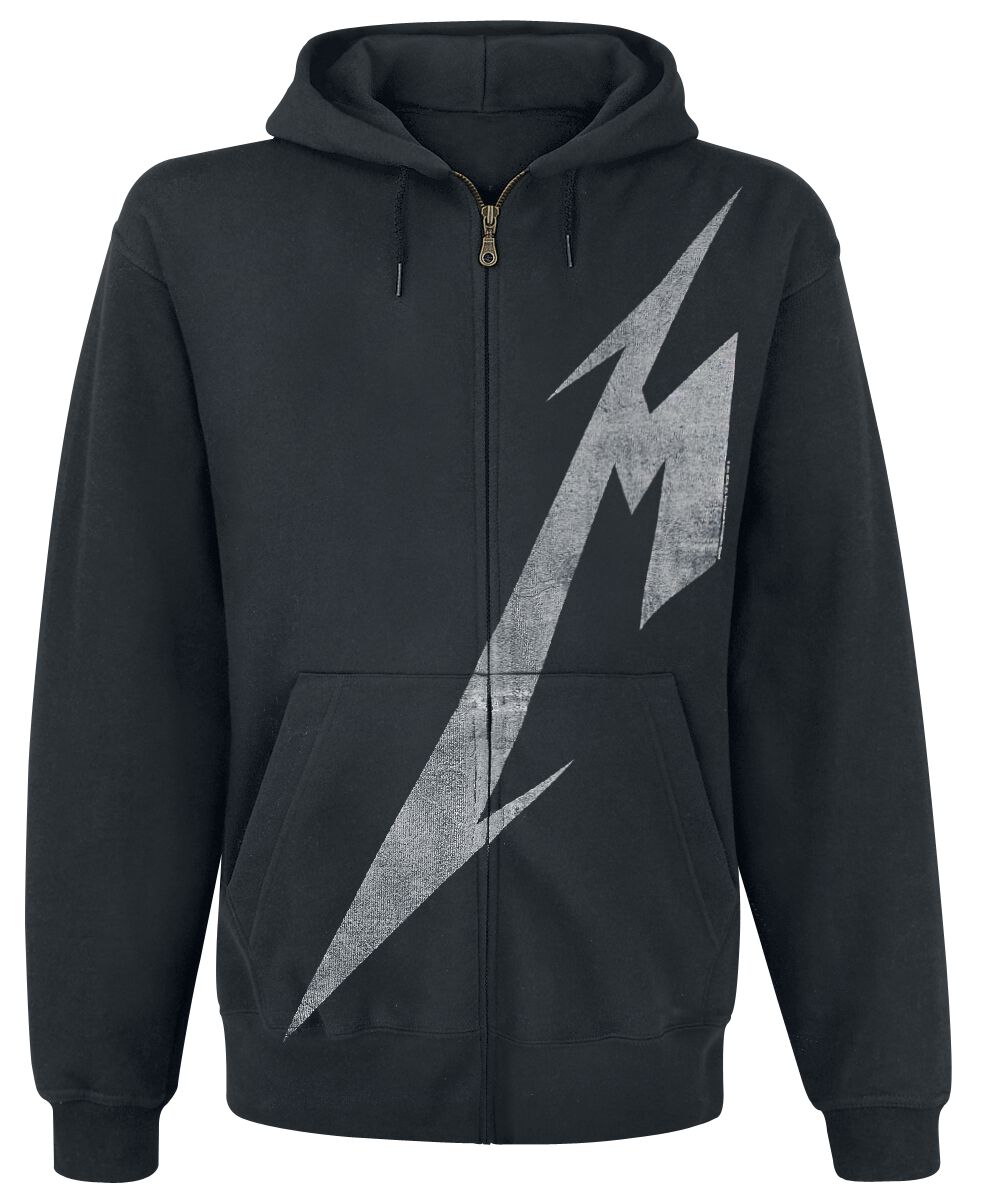 Sweat-shirt zippé à capuche  de Metallica - Shrouded - M à 3XL - pour Homme - noir - metallica