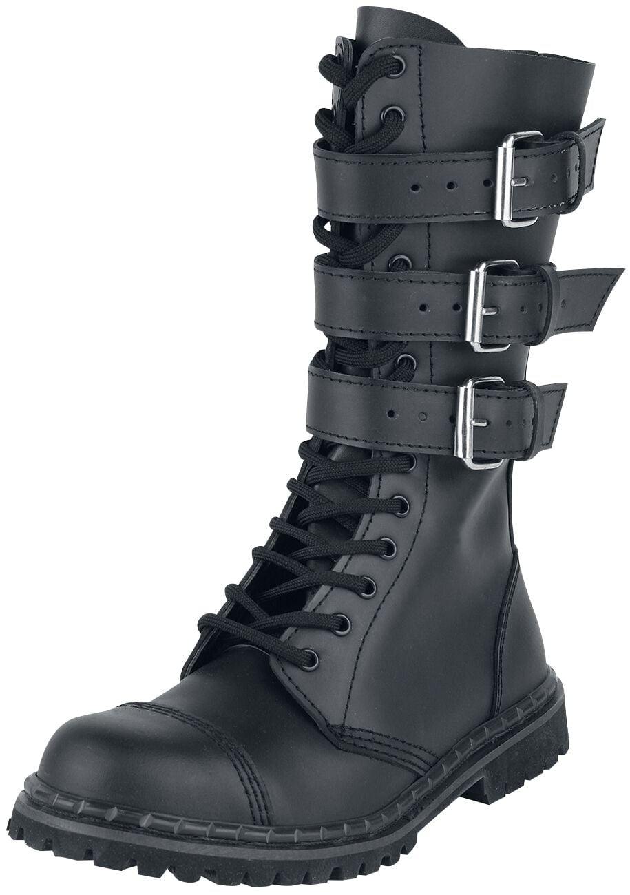 Bottes Gothic de Brandit - Phantom 3 Boucles - EU39 à EU47 - pour Homme - noir - Brandit
