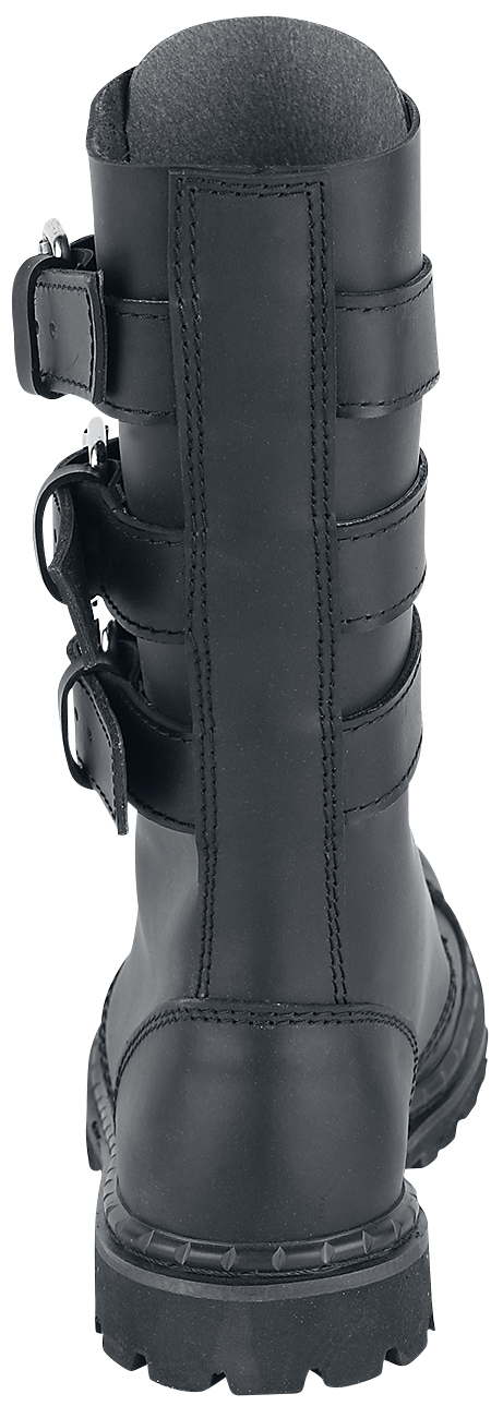 Bottes Gothic de Brandit - Phantom 3 Boucles - EU39 à EU47 - pour Homme - noir - Brandit - View 2
