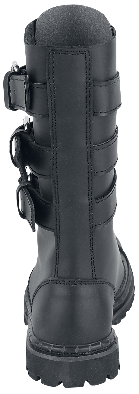 Bottes Gothic de Brandit - Phantom 3 Boucles - EU39 à EU47 - pour Homme - noir - Brandit - View 2