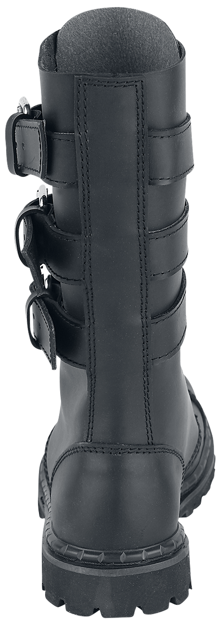 Bottes Gothic de Brandit - Phantom 3 Boucles - EU39 à EU47 - pour Homme - noir - Brandit - View 2