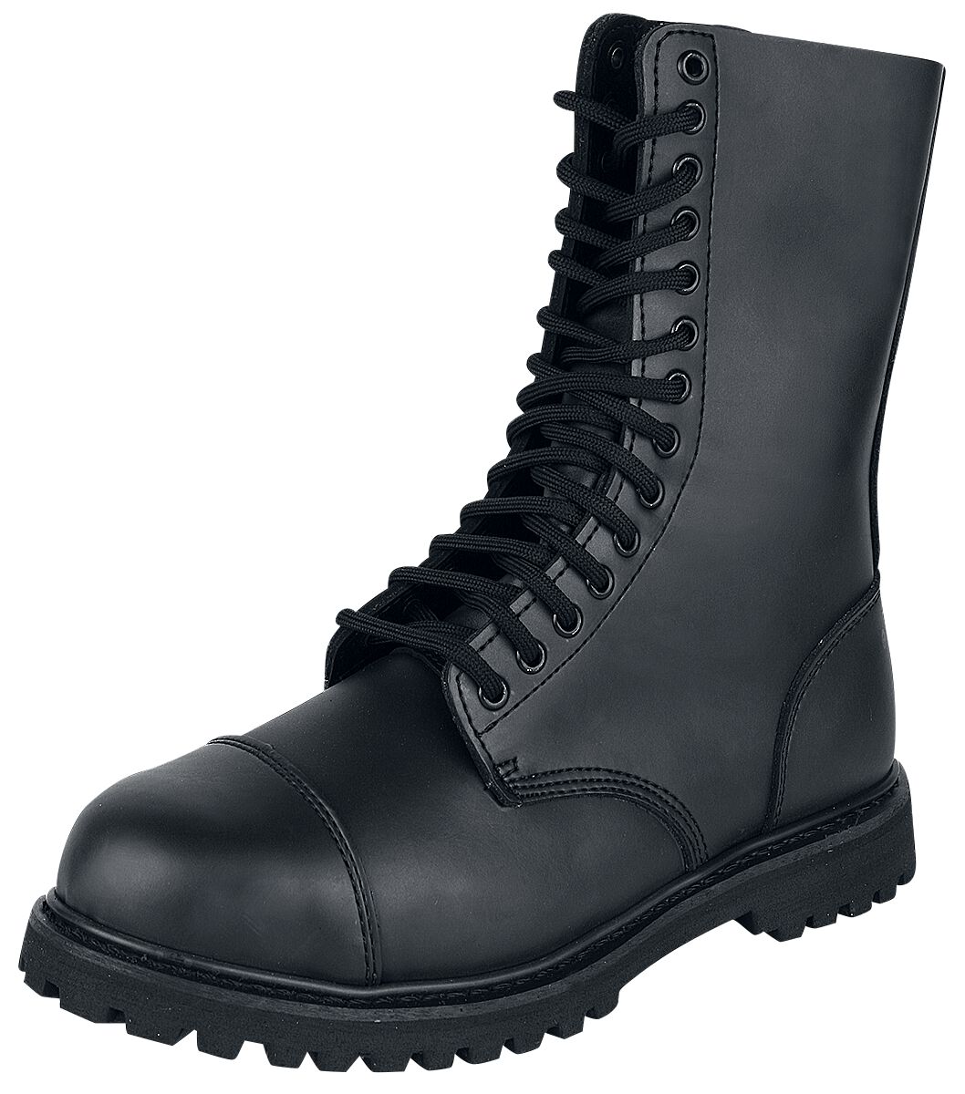 Bottes  de Brandit - Phantom 14 trous - EU38 à EU47 - pour Unisexe - noir - Brandit