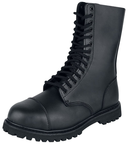 Bottes  de Brandit - Phantom 14 trous - EU38 à EU47 - pour Unisexe - noir - Brandit