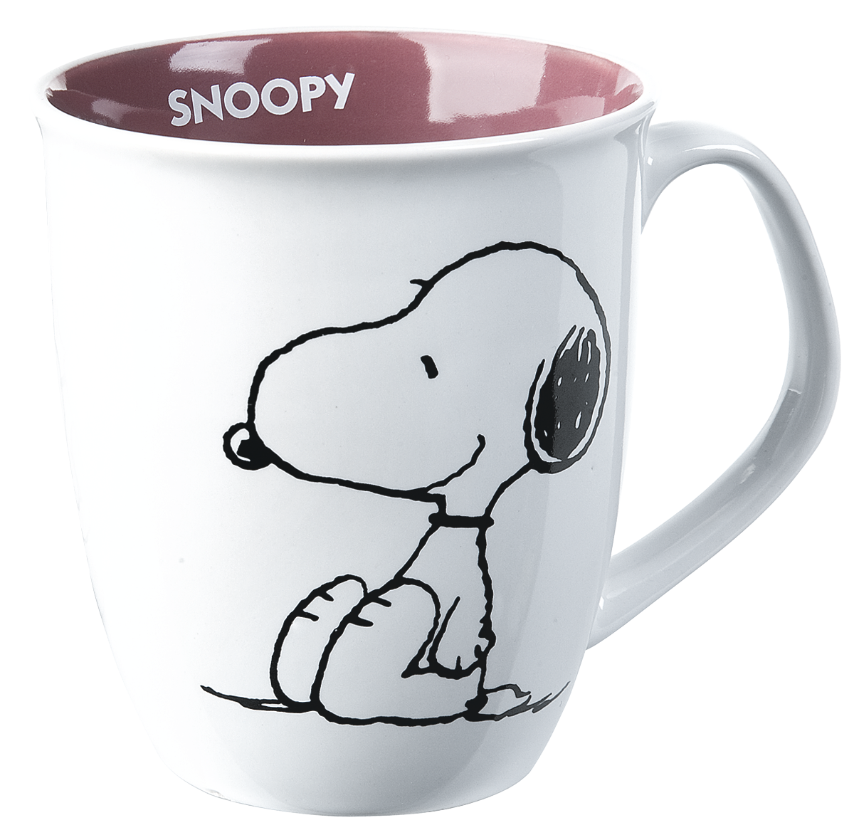 Mug  de Snoopy - pour Indifférent - blanc - Snoopy - View 2