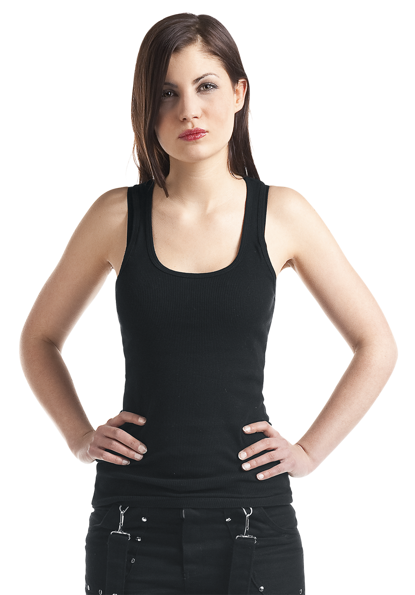 Top  de Urban Classics - Débardeur Dos Nageur - XS à XL - pour Femme - noir - Urban Classics - View 2